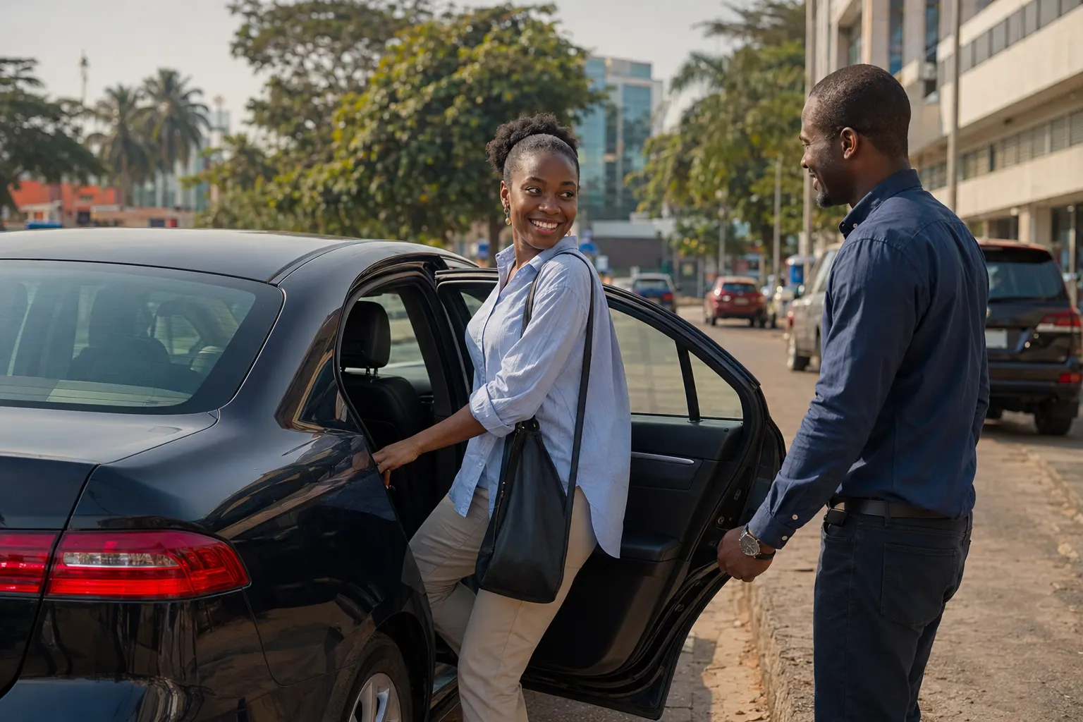 Univers numérique de NimbaGo, plateforme de mobilité en Guinée